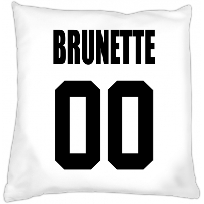 Poduszka dla przyjaciółki, przyjaciółek - BRUNETTE NUMER